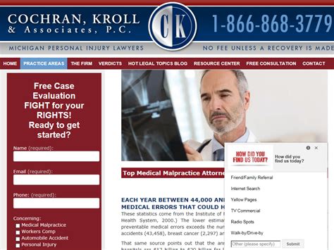 Medical Malpractice Lawyers Michigan: Cochran, Kroll & Assoc.